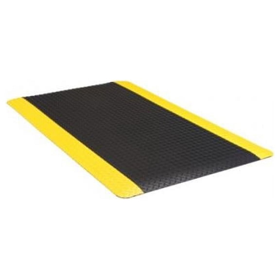 Supreme Diamond Foot Mat - Black & Yellow - 2 x 3 ft.