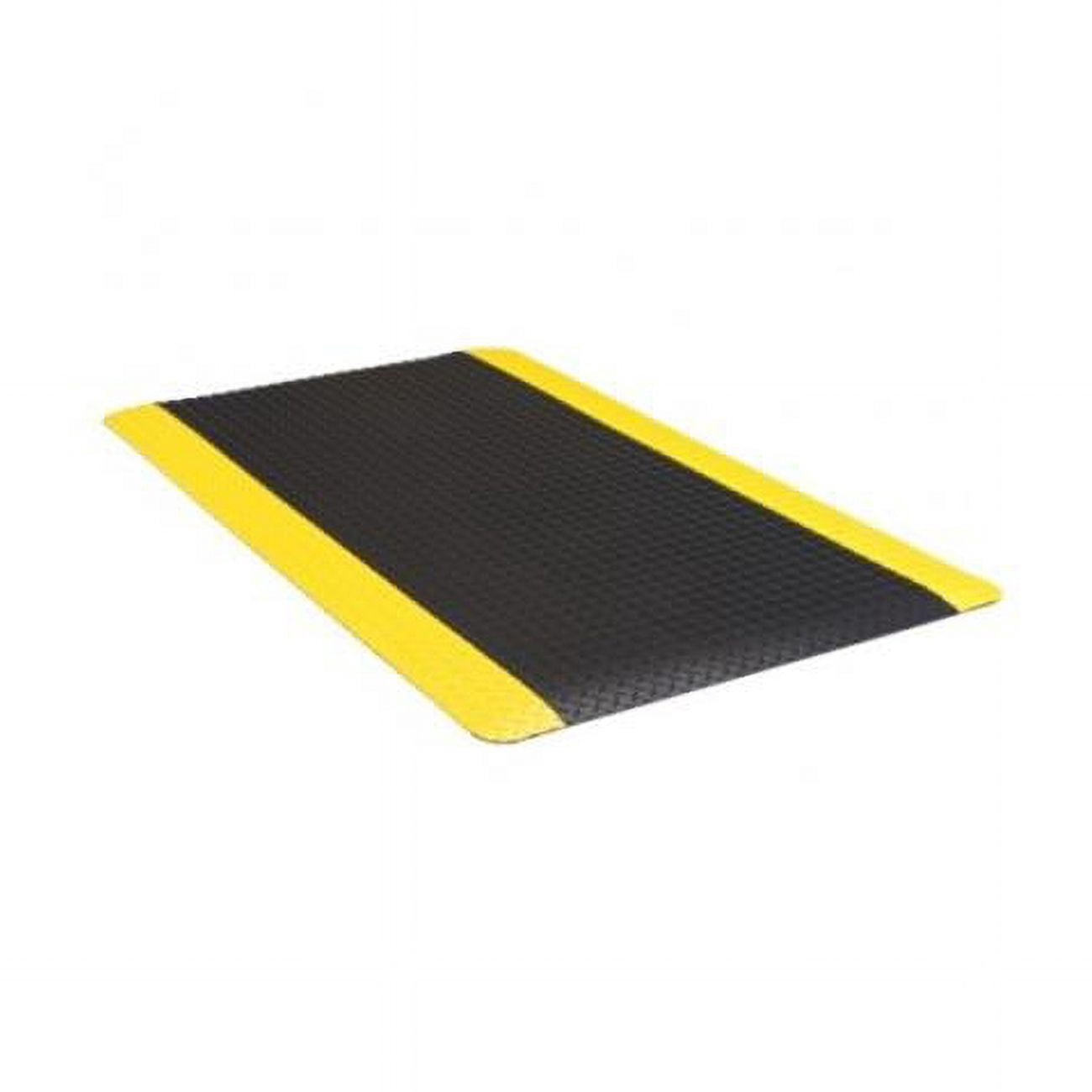Dual Function Foot Mat Supreme Diamond Foot Mat - Chevron Black & Yellow - 3 x 5 ft. - Walmart.com