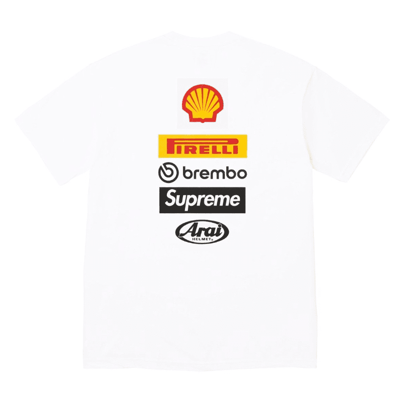 Supreme-Ducati-Logo-Tee-White- Supreme-Ducati-Logo-Tee-White-