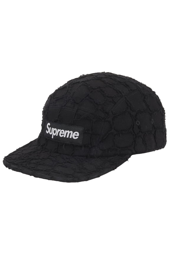 Frayed Croc Denim Camp Cap, from StockX