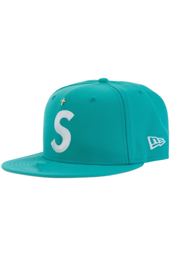 Gold Cross S Logo New Era Fitted Hat, from StockX