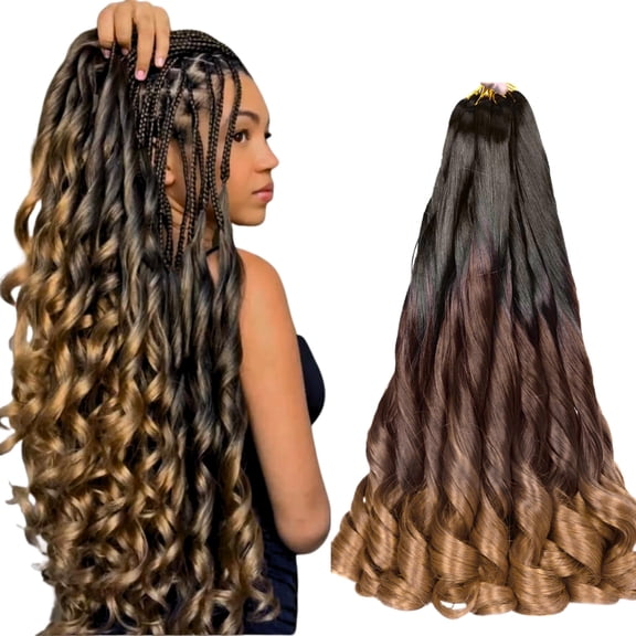 Supreme Hair Pre-Stretched 12X TZ Curly Body | Lightweight, Tangle-Free, Easy to Install BOHO Braiding Hair Extensions | Natural Look & Soft Feel | Perfect for Protective Hairstyles (2)