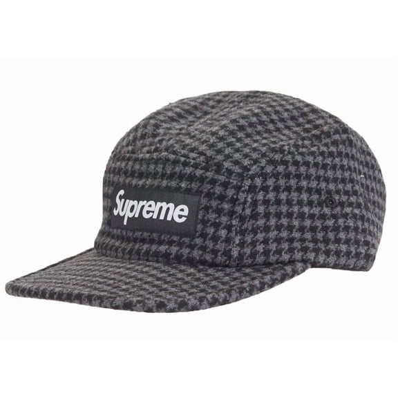 Supreme Houndstooth Wool Camp Cap, from StockX