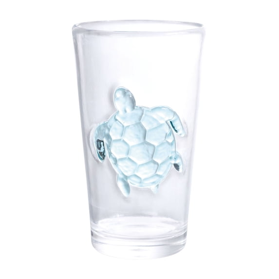 Supreme Housewares 24 oz Durable Acrylic Plastic Highball Water Tumbler, Sea Turtle Design