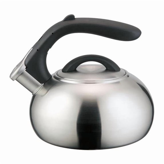 Supreme Housewares 71007 2 Quart Brushed Stainless Steel Creative Whistling Teakettle