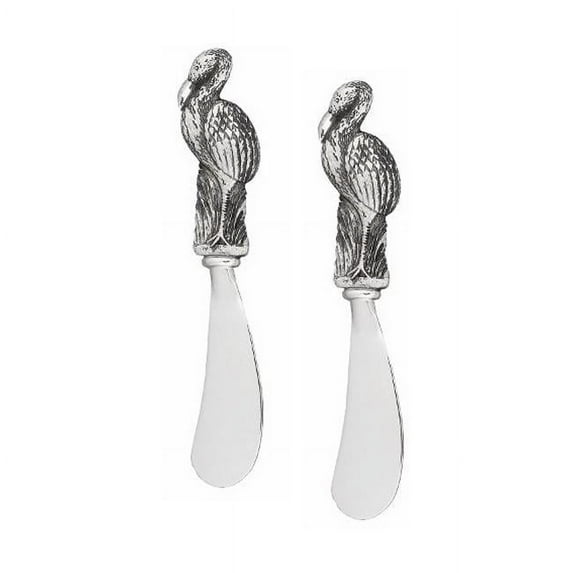 Supreme Housewares 740 2 Piece Flamingo Zinc Spreader Set of 2