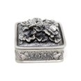thumbnail image 1 of Supreme Housewares Vintage Butterfly Square Pewter Jewelry Trinket Box, 1 of 3