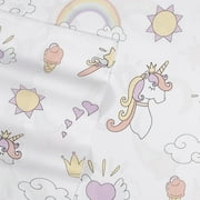 Supreme Kids Wrinkle Free Hypoallergenic Bed Sheets Magical Unicorns