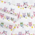 thumbnail image 1 of Supreme Kids Wrinkle Free Hypoallergenic Owl Bed Sheets, 1 of 4