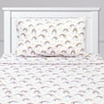 thumbnail image 1 of Supreme Kids Wrinkle Free Hypoallergenic Rainbow Bed Sheet Set, 1 of 6