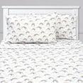 thumbnail image 1 of Supreme Kids Wrinkle Free Hypoallergenic Rainbow Bed Sheet Set, 1 of 6
