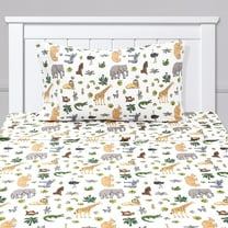 Supreme Kids Wrinkle Free Hypoallergenic Soft and Cozy Animal Graphic Print Bed Sheets - Twin