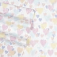 thumbnail image 1 of Supreme Kids Wrinkle Free Hypoallergenic Soft and Cozy Bed Sheets Vintage Hearts - Full, 1 of 4