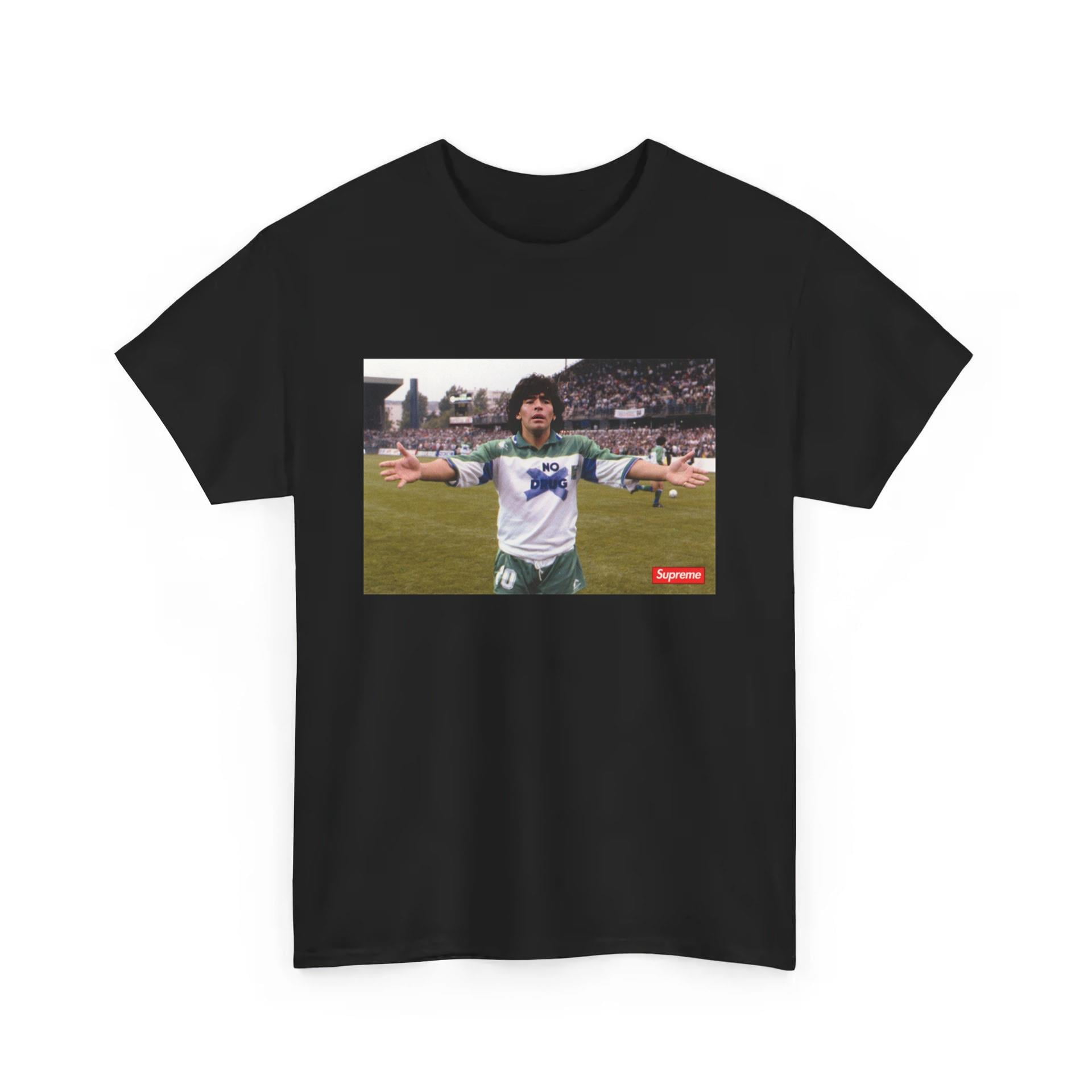 Supreme Maradona Tee L マラドーナ Tシャツ Black Supreme Maradona Tee Photo T-Shirt Black Men's Tee - Walmart.com
