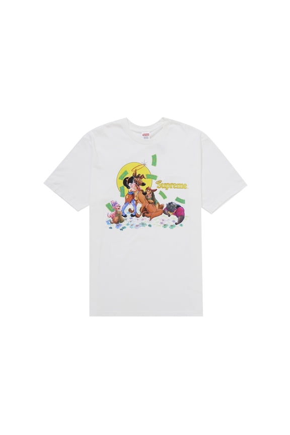 Men's All Dogs Go To Heaven Tee White, from StockX