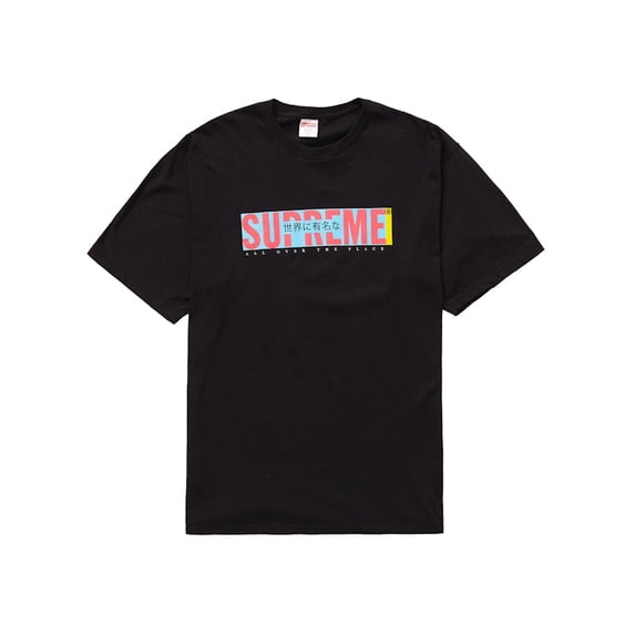 Supreme Men's All Over Tee Black, from StockX