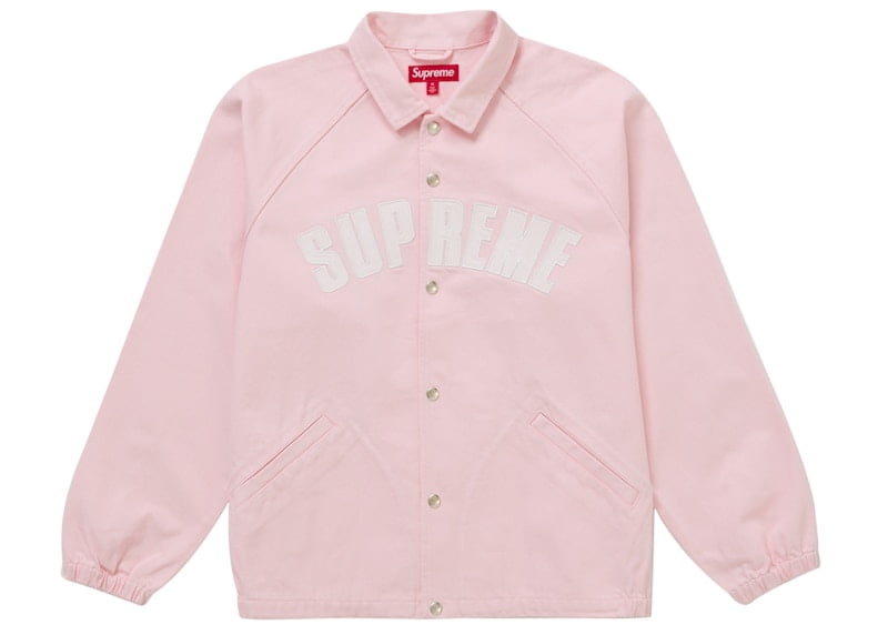 Supreme Men's Arc Denim Coaches Jacket (SS25) Pink, from StockX