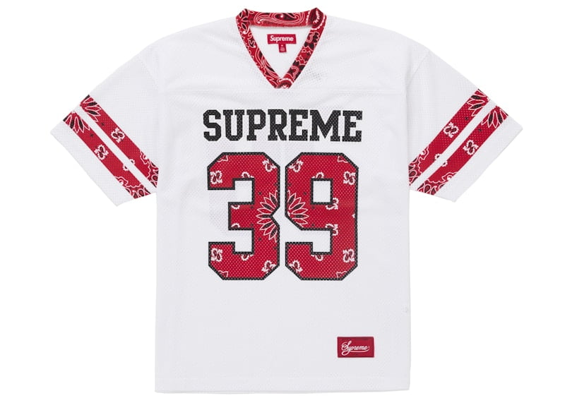 Supreme Men's Bandana Football Jersey Blue, from StockX - Walmart.com
