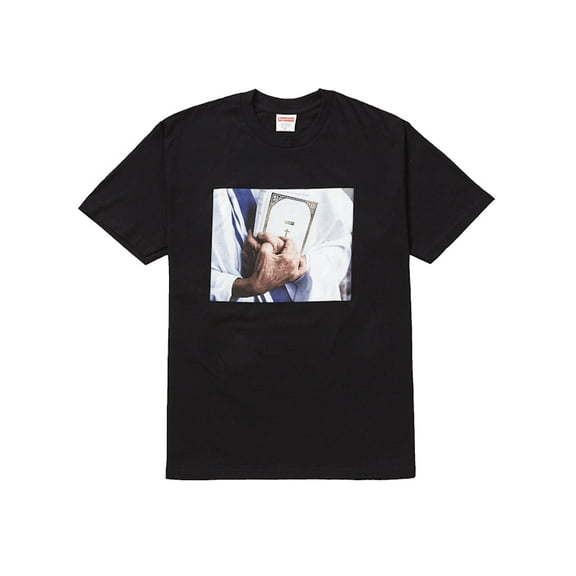 Supreme Men's Bible Tee Black, from StockX