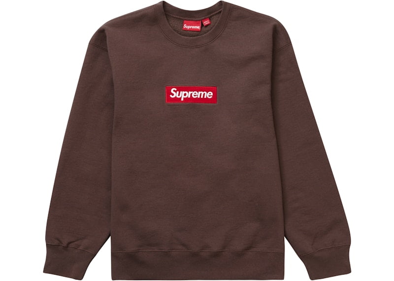Supreme Men's Box Logo Crewneck (FW22) Cardinal, from StockX