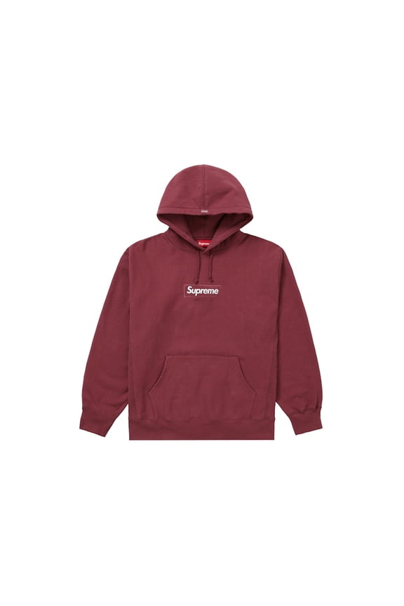 Men's Box Logo Hooded Sweatshirt (FW21) Plum, from StockX