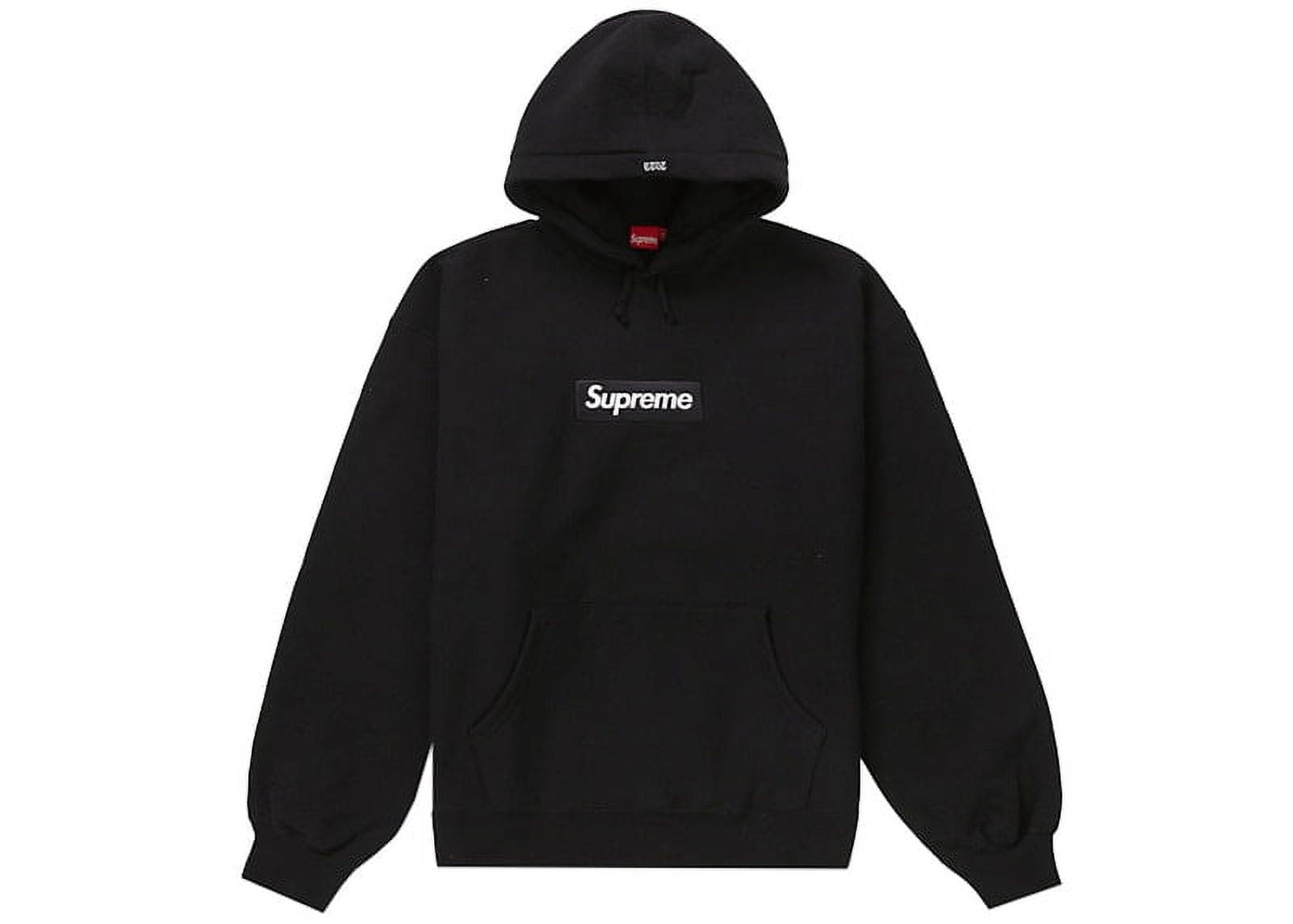 Supreme Men's Box Logo Hooded Sweatshirt (FW23) Dark Sand, from