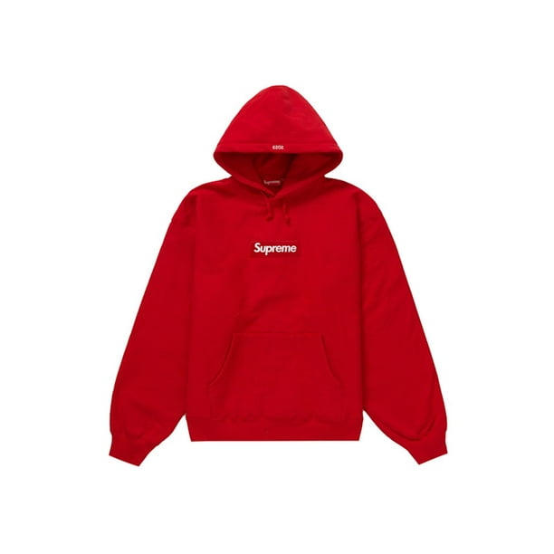 Supreme Men's Box Logo Hooded Sweatshirt (FW23) Red, from