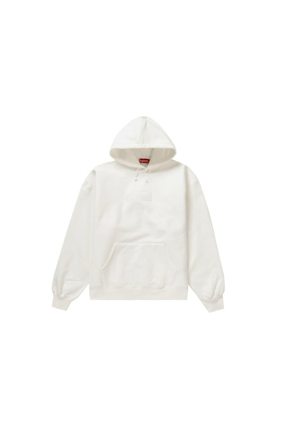 Men's Box Logo Hooded Sweatshirt (FW23) White, from StockX