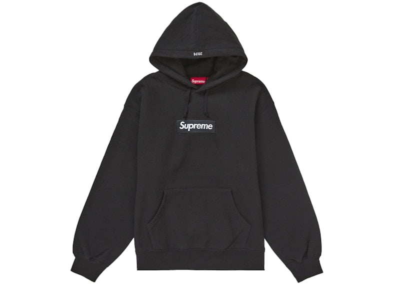 Supreme Men's Box Logo Hooded Sweatshirt (FW24) Navy, from StockX