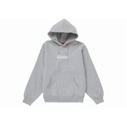Supreme Mens Box Logo Hooded Sweatshirt FW24 Heather Grey, from StockX