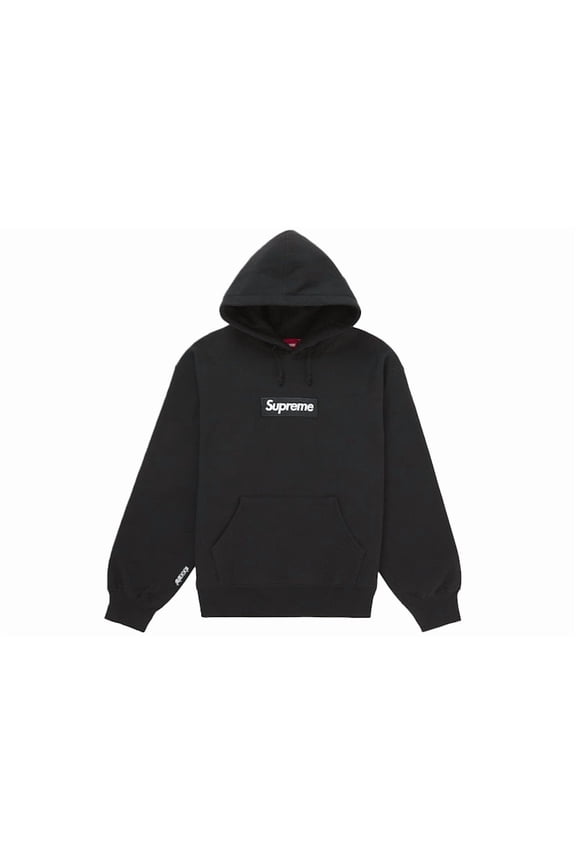 Men's Box Logo Hooded Sweatshirt (FW25) Black, from StockX