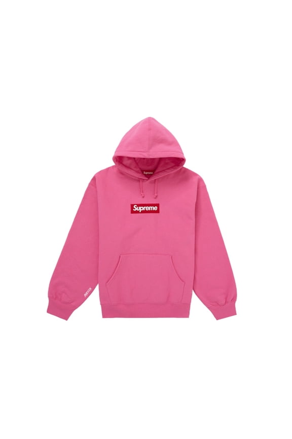 Men's Box Logo Hooded Sweatshirt (FW25) Magenta, from StockX
