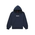 thumbnail image 1 of Supreme Men's Box Logo Hooded Sweatshirt (FW25) Navy, from StockX, 1 of 2