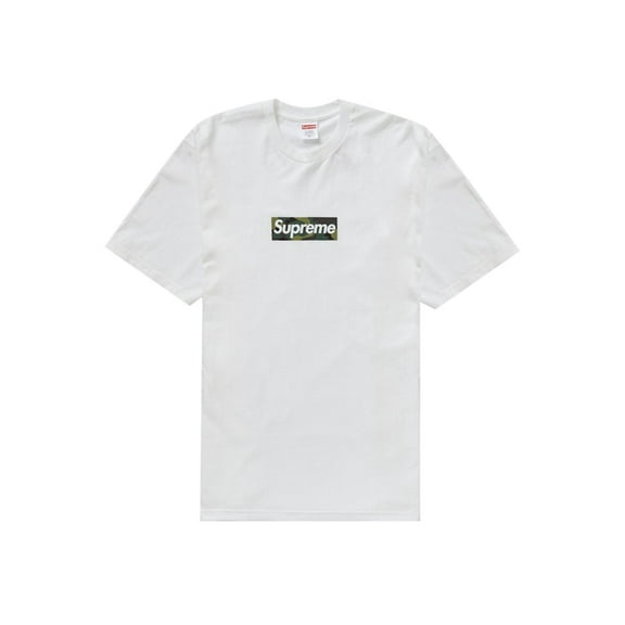 Supreme Men's Box Logo Tee (FW23) White, from StockX
