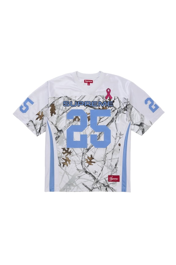 Men's Breast Cancer Awareness Football Jersey White, from StockX