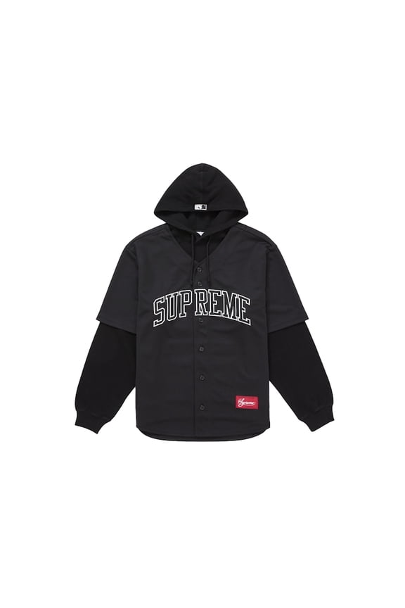 Men's Chicago White Sox Hooded Baseball Jersey Black, from StockX