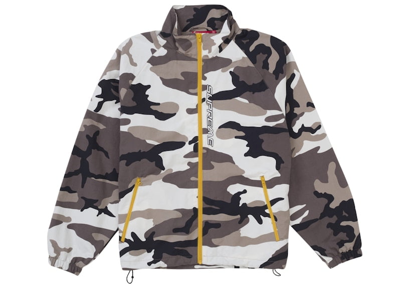 Supreme Men's Contrast Zip Track Jacket Snow Camo, from StockX