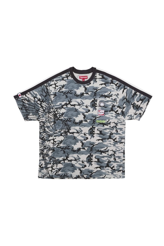 Men's Crane S/S Top White Camo, from StockX