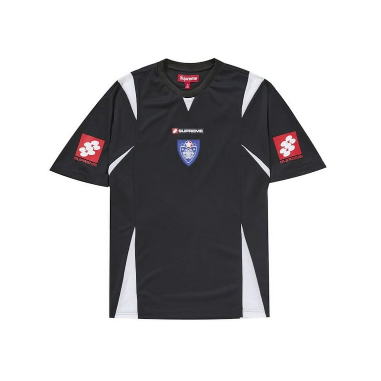 Supreme Men's Crest Soccer Jersey Black, from StockX - Walmart.com
