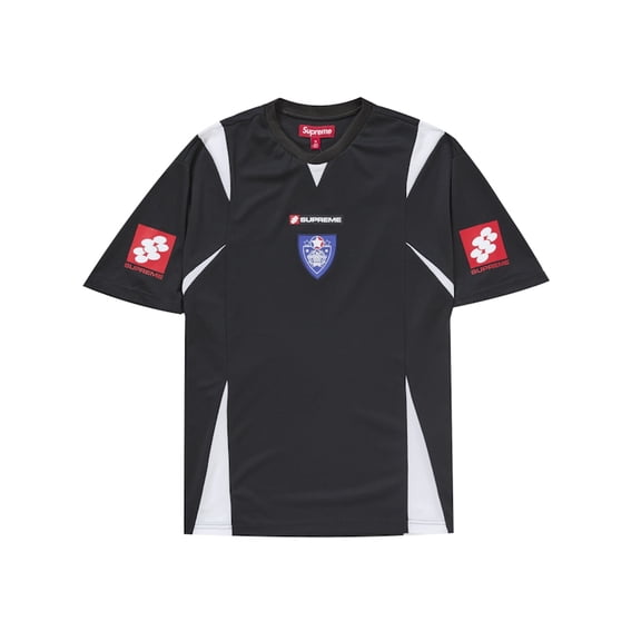 Supreme Men's Crest Soccer Jersey Black, from StockX