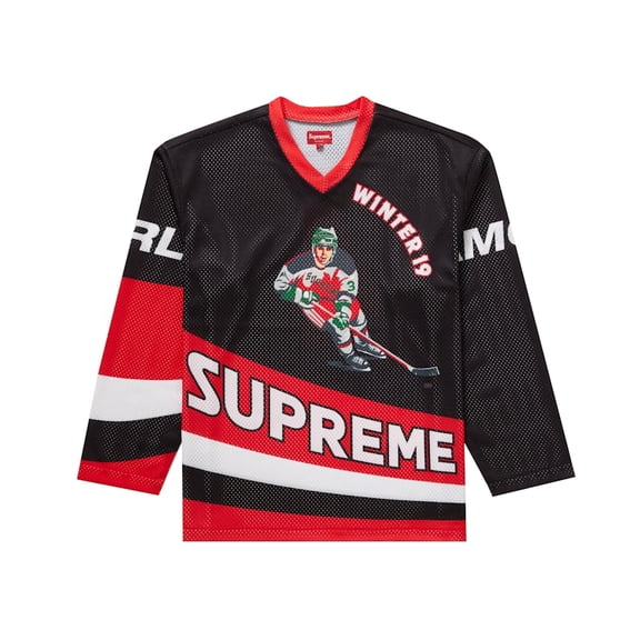 Supreme Men's Crossover Hockey Jersey Black, from StockX