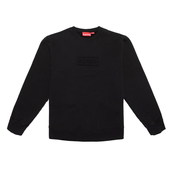 Supreme Men's Cutout Logo Crewneck Black, from StockX