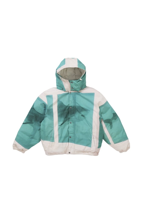 Men's Damien Hirst Down Puffer Jacket White, from StockX