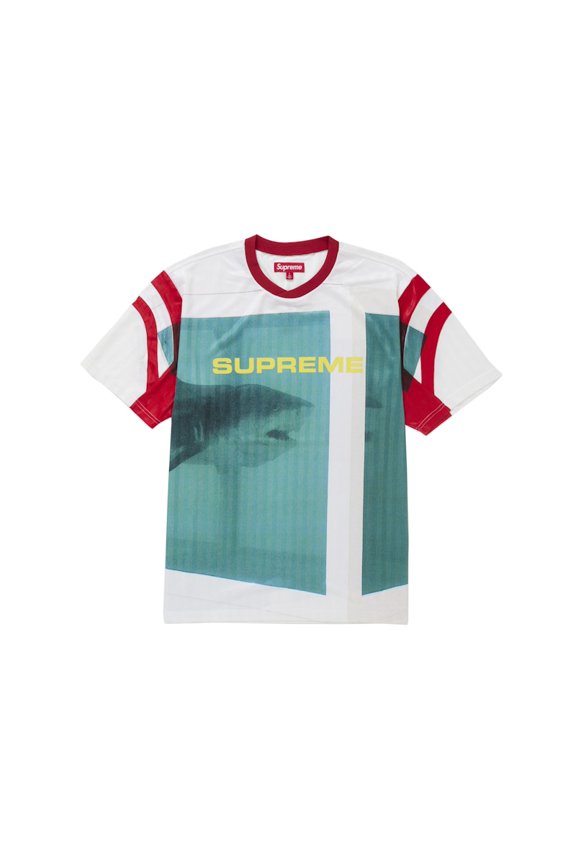 Men's Damien Hirst Soccer Jersey White, from StockX