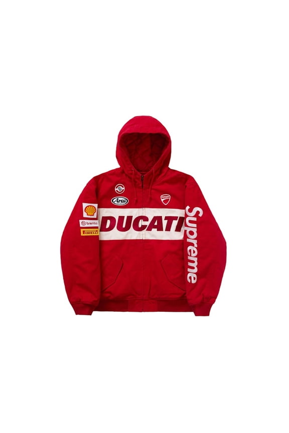 Men's Ducati Hooded Work Jacket Red, from StockX