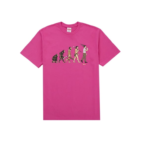 Supreme Men's Evolution Tee Fuchsia, from StockX
