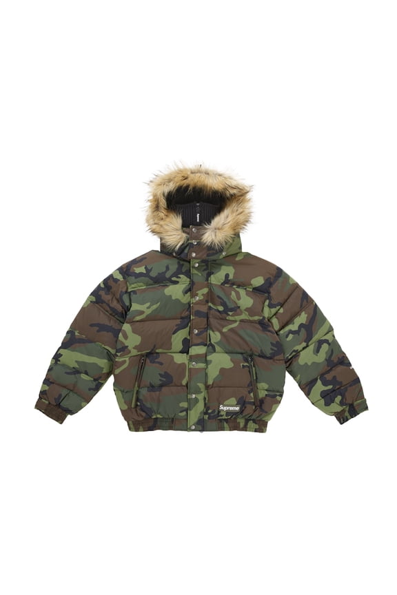Men's Facemask 700-Fill Down Puffer Jacket Woodland Camo, from StockX