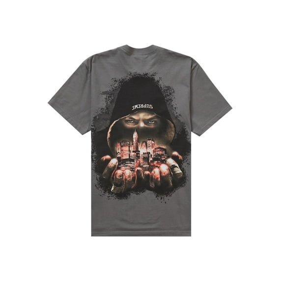 Supreme Men's Fighter Tee Charcoal, from StockX