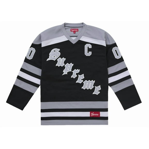 Supreme Men's Fire & Ice Hockey Jersey Black, from StockX