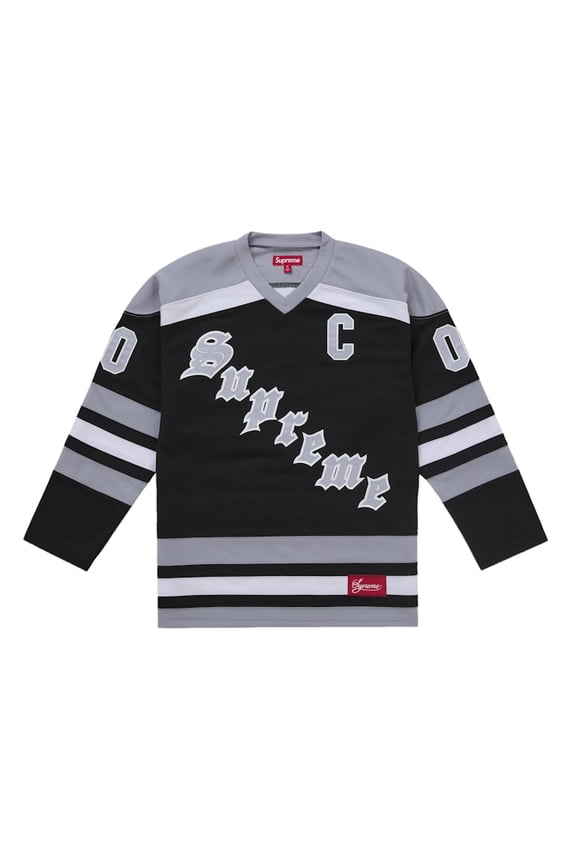 Men's Fire & Ice Hockey Jersey Black, from StockX